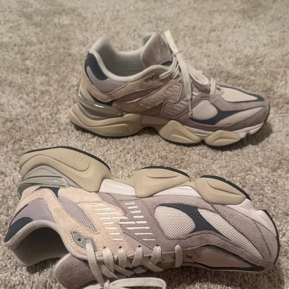 New Balance Beige and Gray Sneakers - Picture 12 of 13